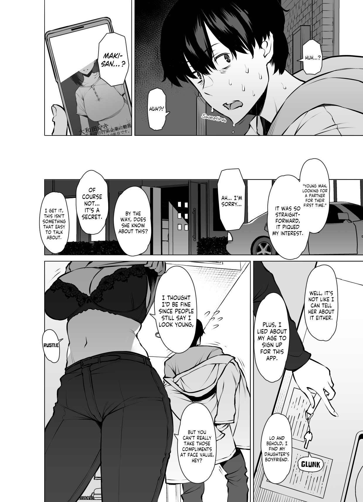 Hentai Manga Comic-Yamazaki Makie (3X Years Old), Becoming Fuck Buddies with her Daughter's Boyfriend-Read-11